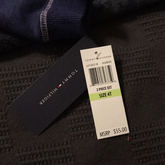 NWT toddler girls Tommy Hilfiger sweat outfit - Picture 6 of 7